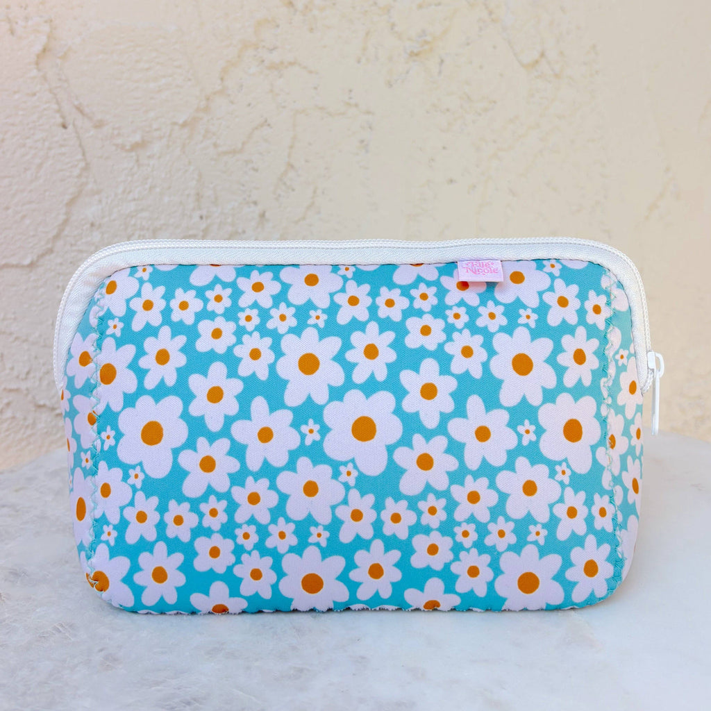 Cosmetic Bag - Blue Daisy