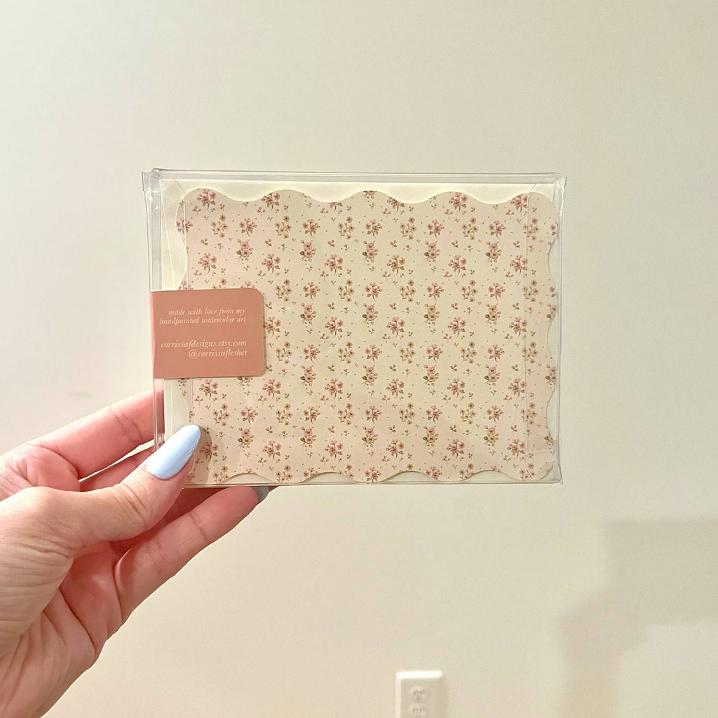 Ditsy Floral Note Card Set