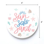 Sun Salt Sand Coaster Set