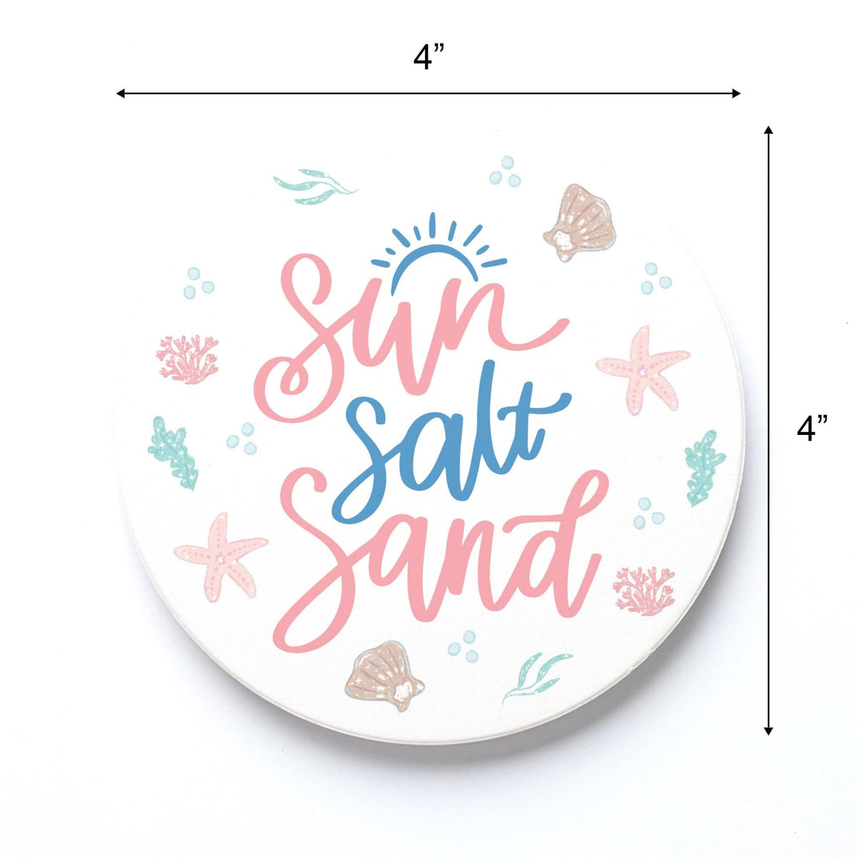 Sun Salt Sand Coaster Set