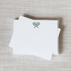 Tennis Flat Notecard - Set of 15