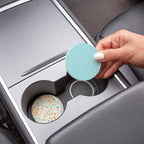 Blue Whimsy Car Coaster Set
