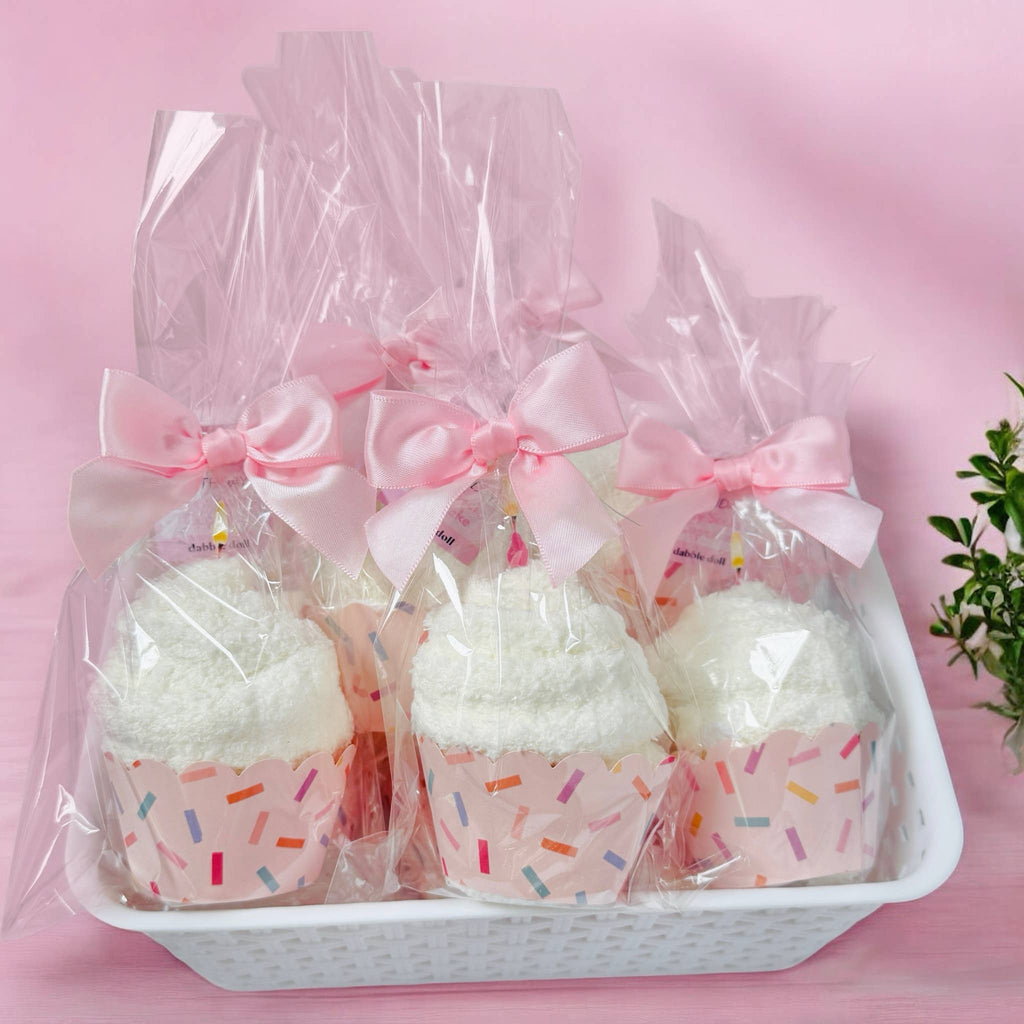 Cozy Cupcake Socks - Candle Topper
