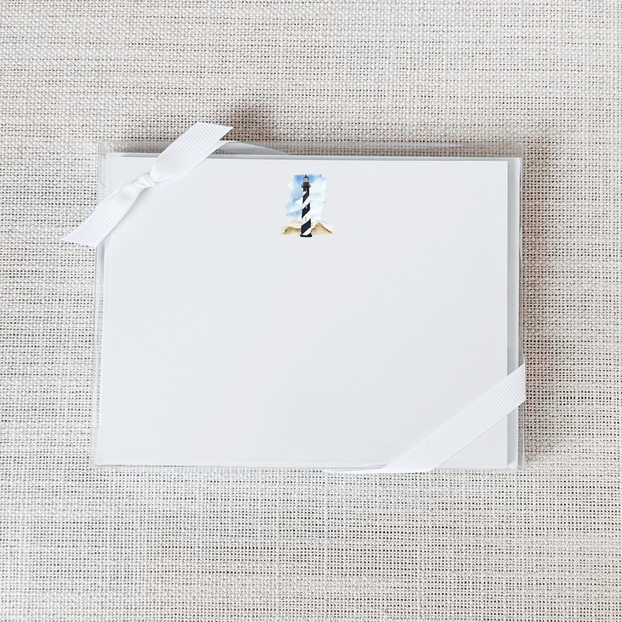 Lighthouse Flat Notecard - Set of 15