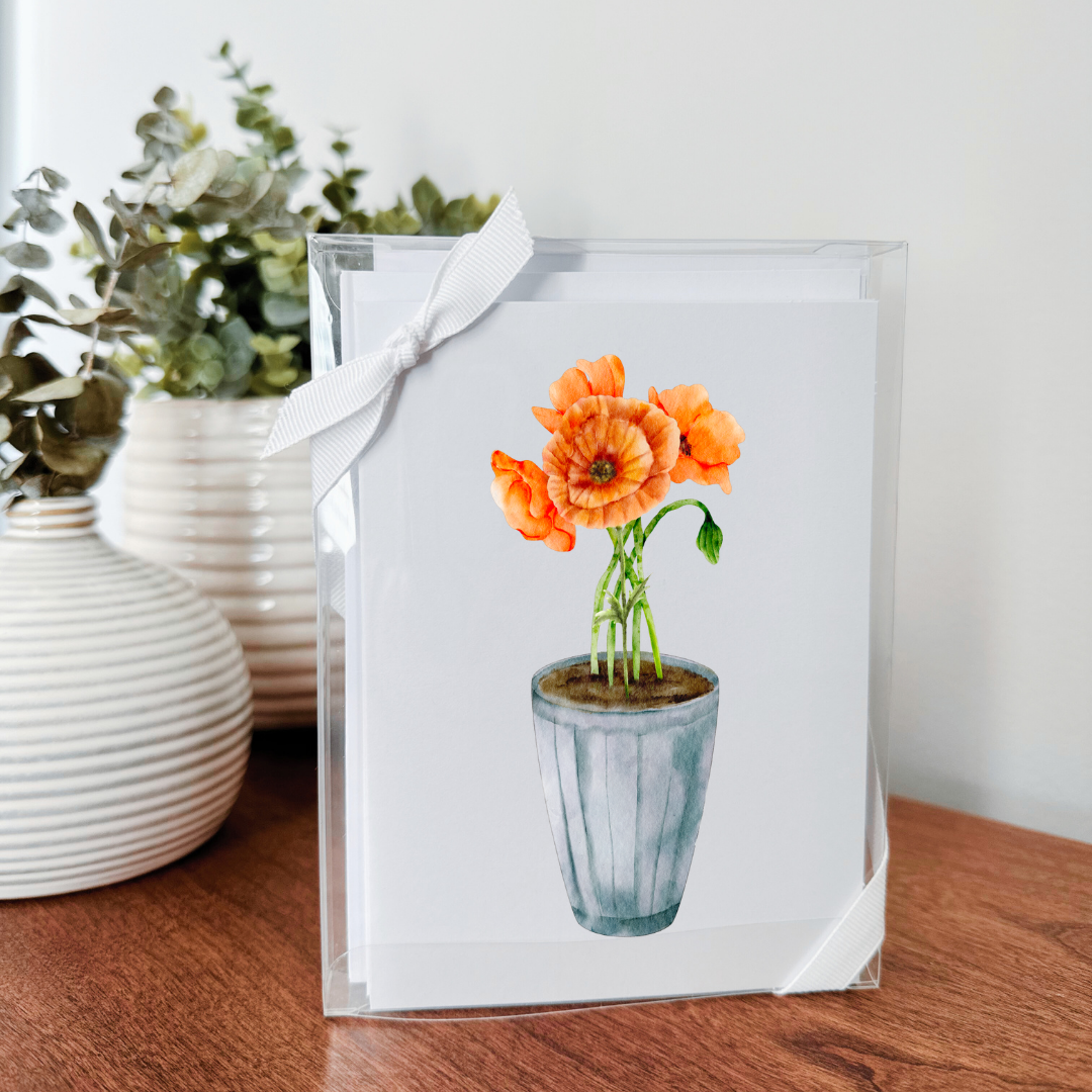 Potted Stems Notecard - Set of 10