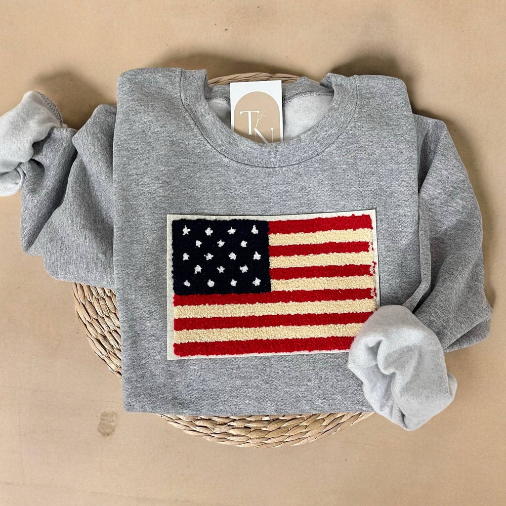 USA Flag Sweatshirt