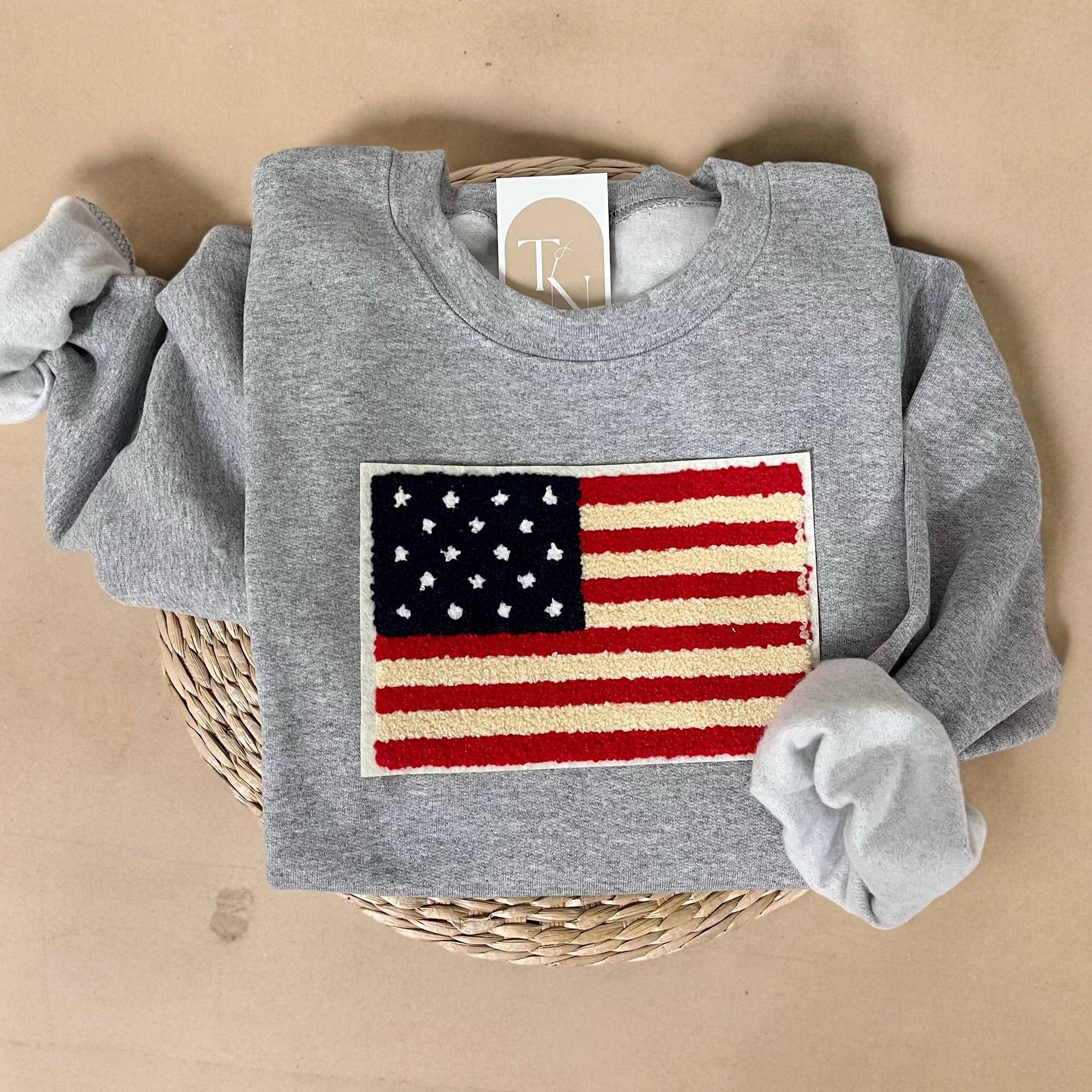 USA Flag Sweatshirt