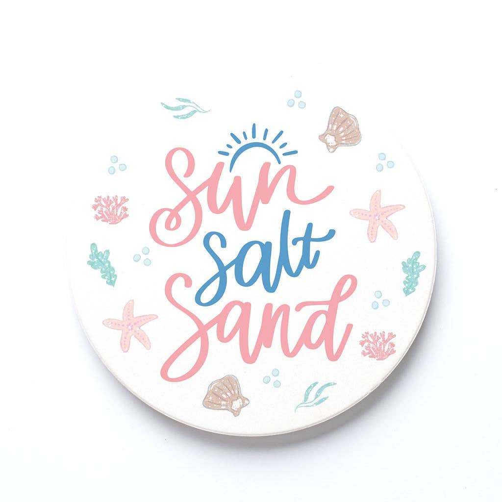 Sun Salt Sand Coaster Set