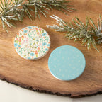 Blue Whimsy Car Coaster Set