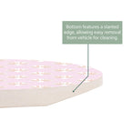 Pink Shell Pattern Car Coaster Set