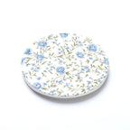 Chinoiserie Chic Rose Floral Pattern Car Coaster Set