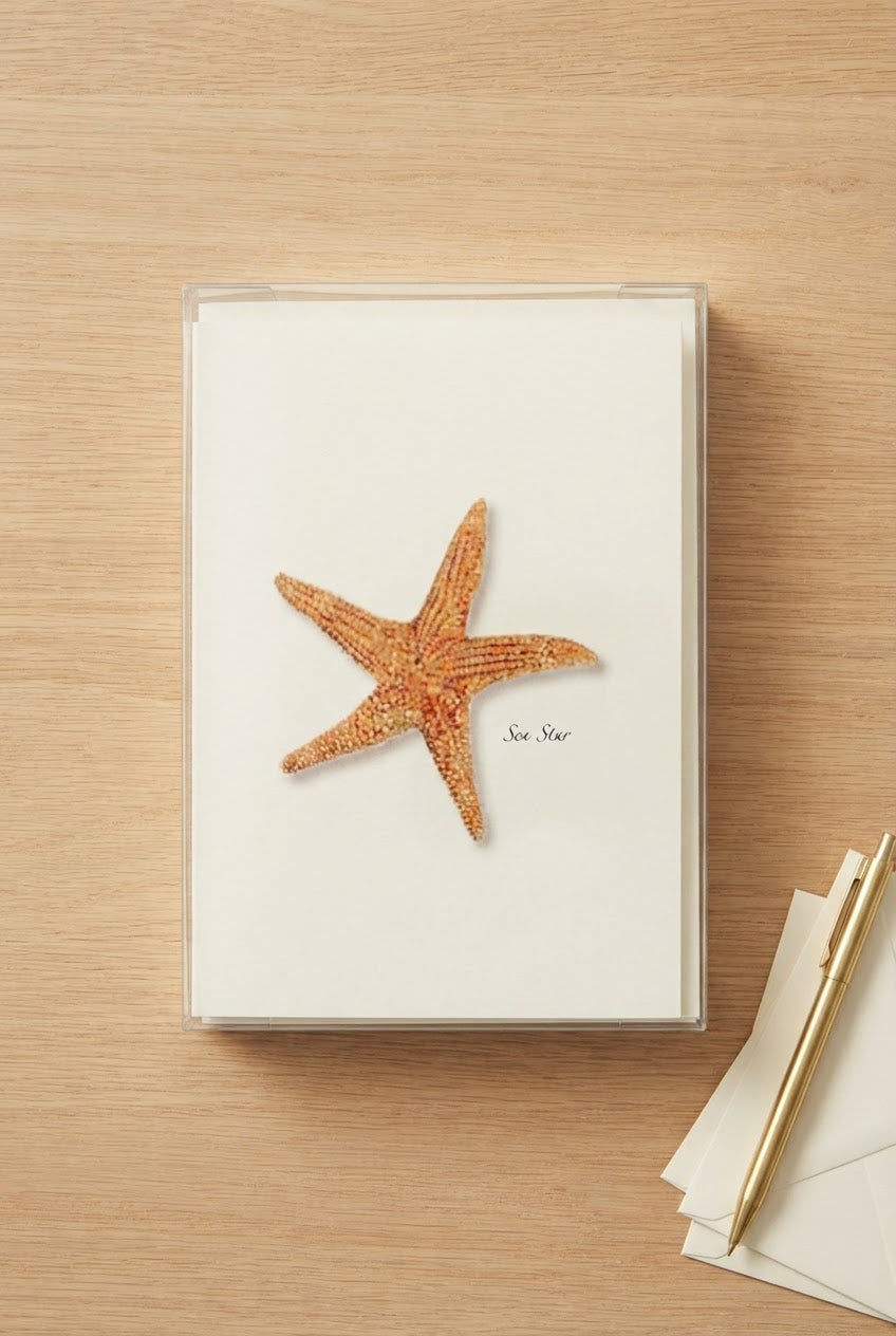Sea Star Notecard Set