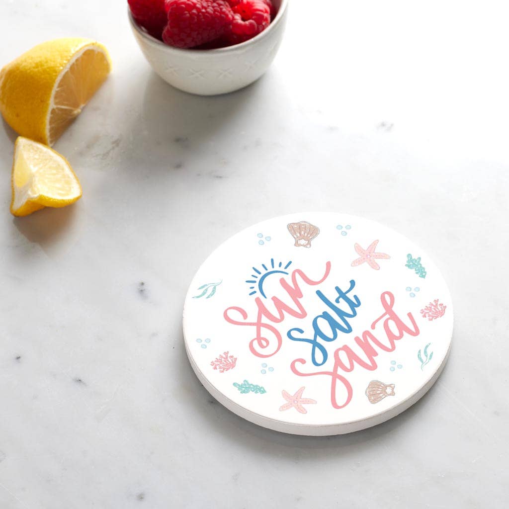 Sun Salt Sand Coaster Set
