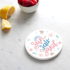 Sun Salt Sand Coaster Set