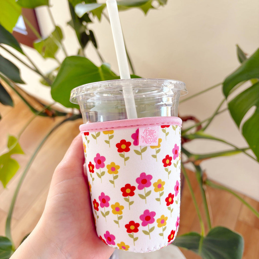 Iced Beverage Sleeve - Mod Floral