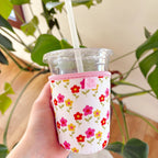 Iced Beverage Sleeve - Mod Floral