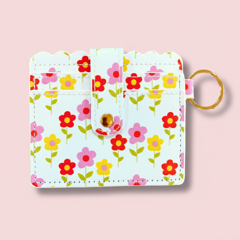 Keychain Wallet - Mod Floral