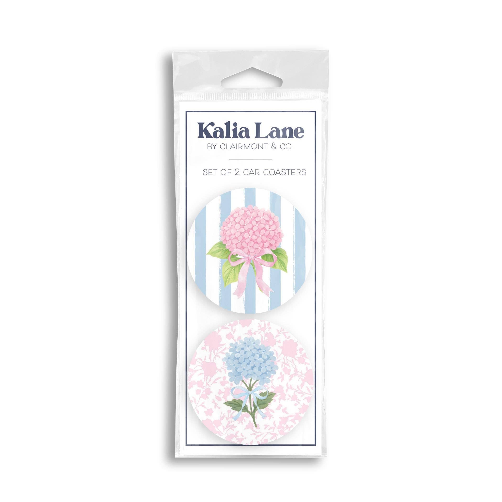 Hydrangea Cottage Car Coaster Set