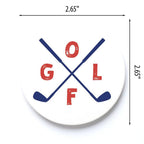Golf Club Car Coaster Set