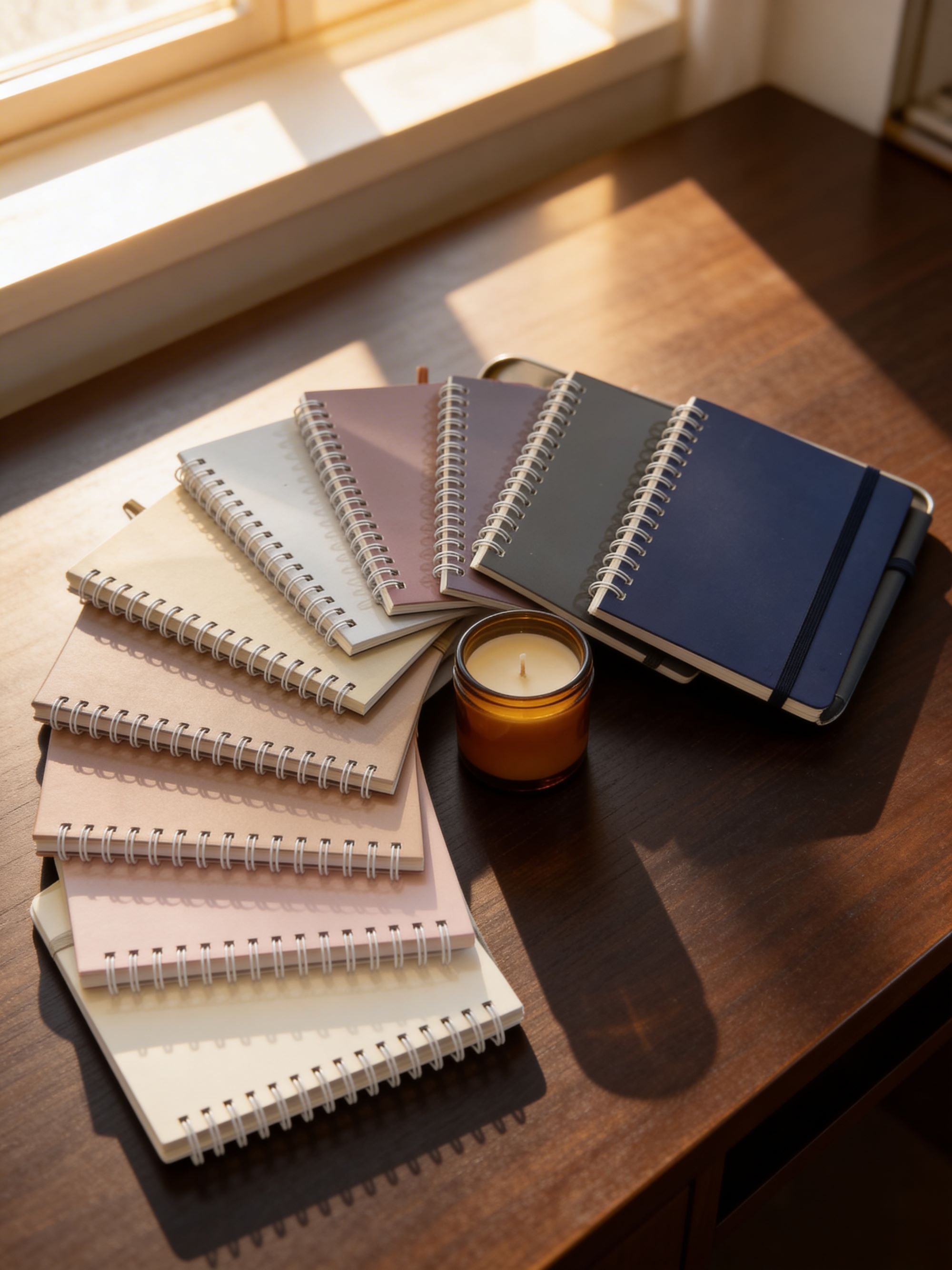 A6 Spiral Notebook & Coordinating Pen Set