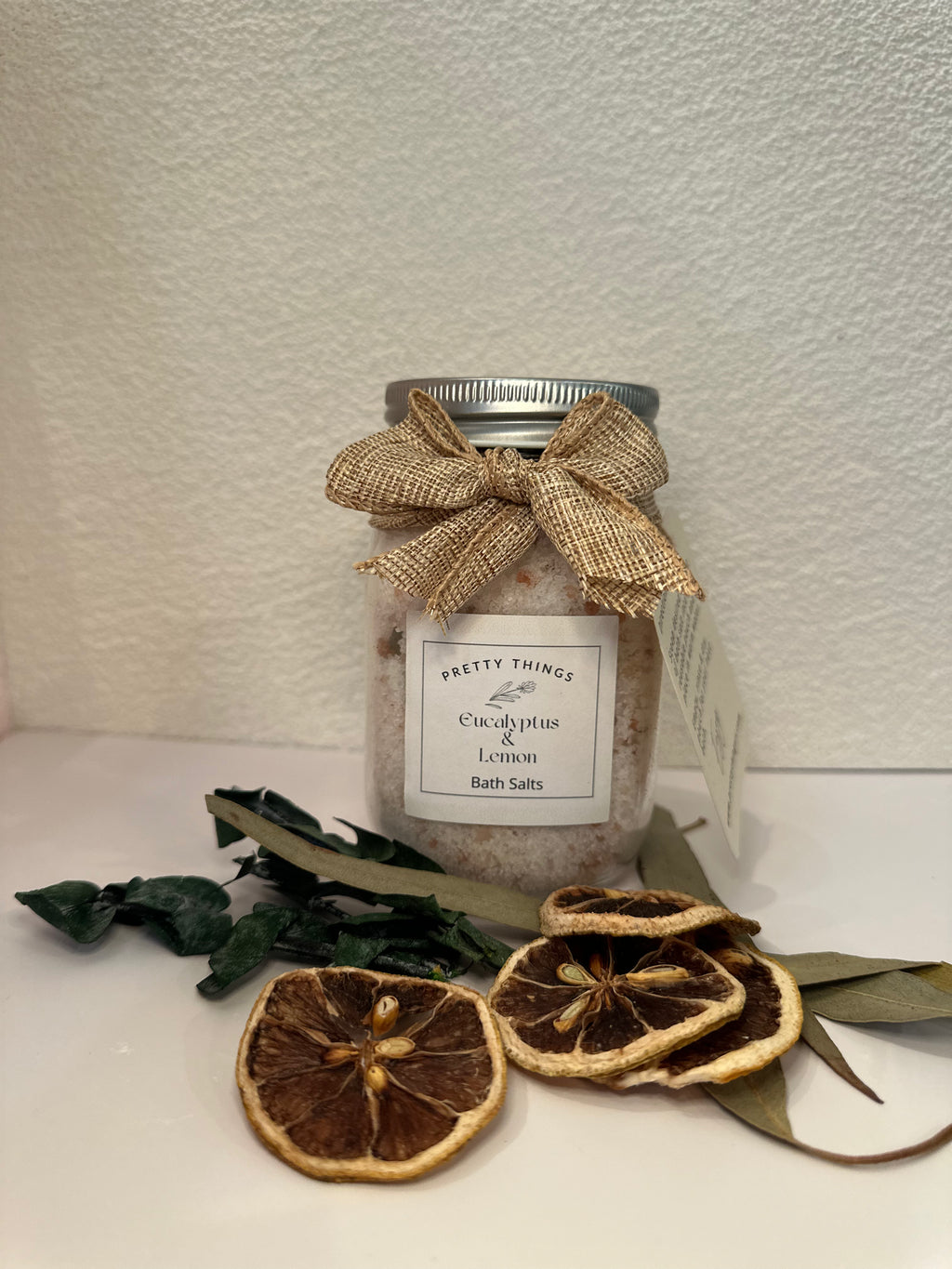 Luxurious Hand Crafted Eucalyptus & Lemon Bath Salt