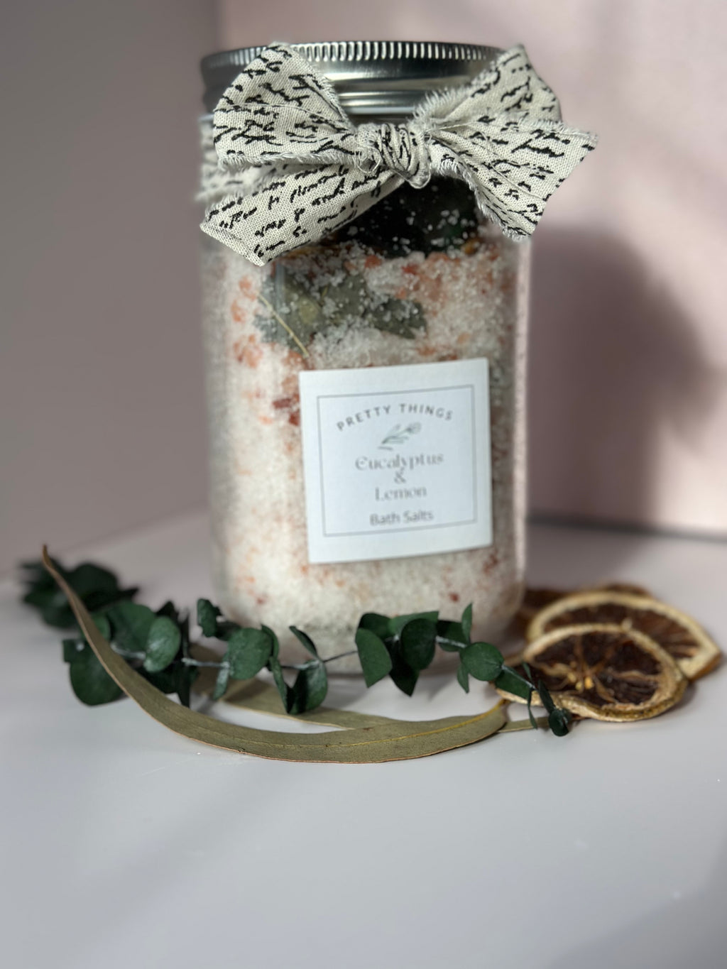 Luxurious Hand Crafted Eucalyptus & Lemon Bath Salt