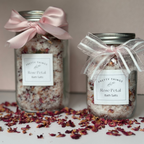Luxurious Rose Petal Handcrafted Bath Salts