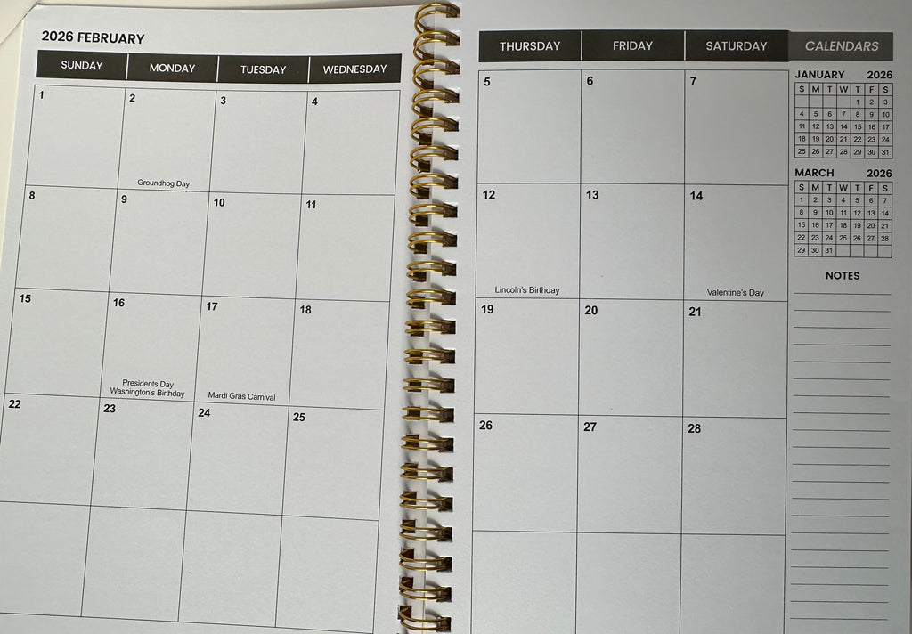 Pink Floral Planner Set