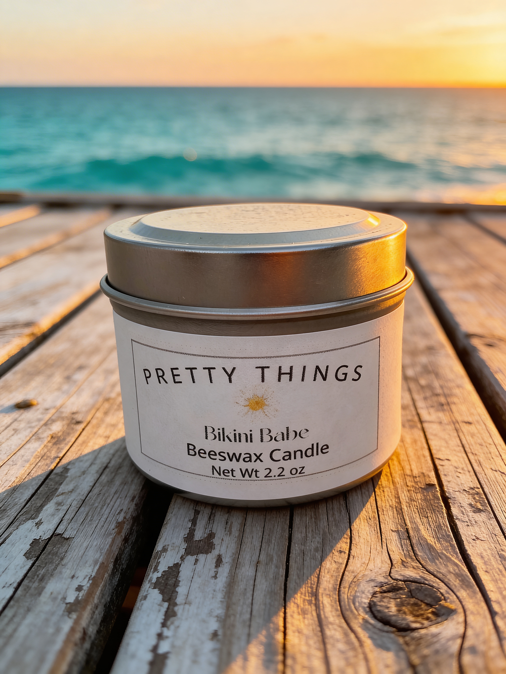 Bikini Babe Beeswax Candle