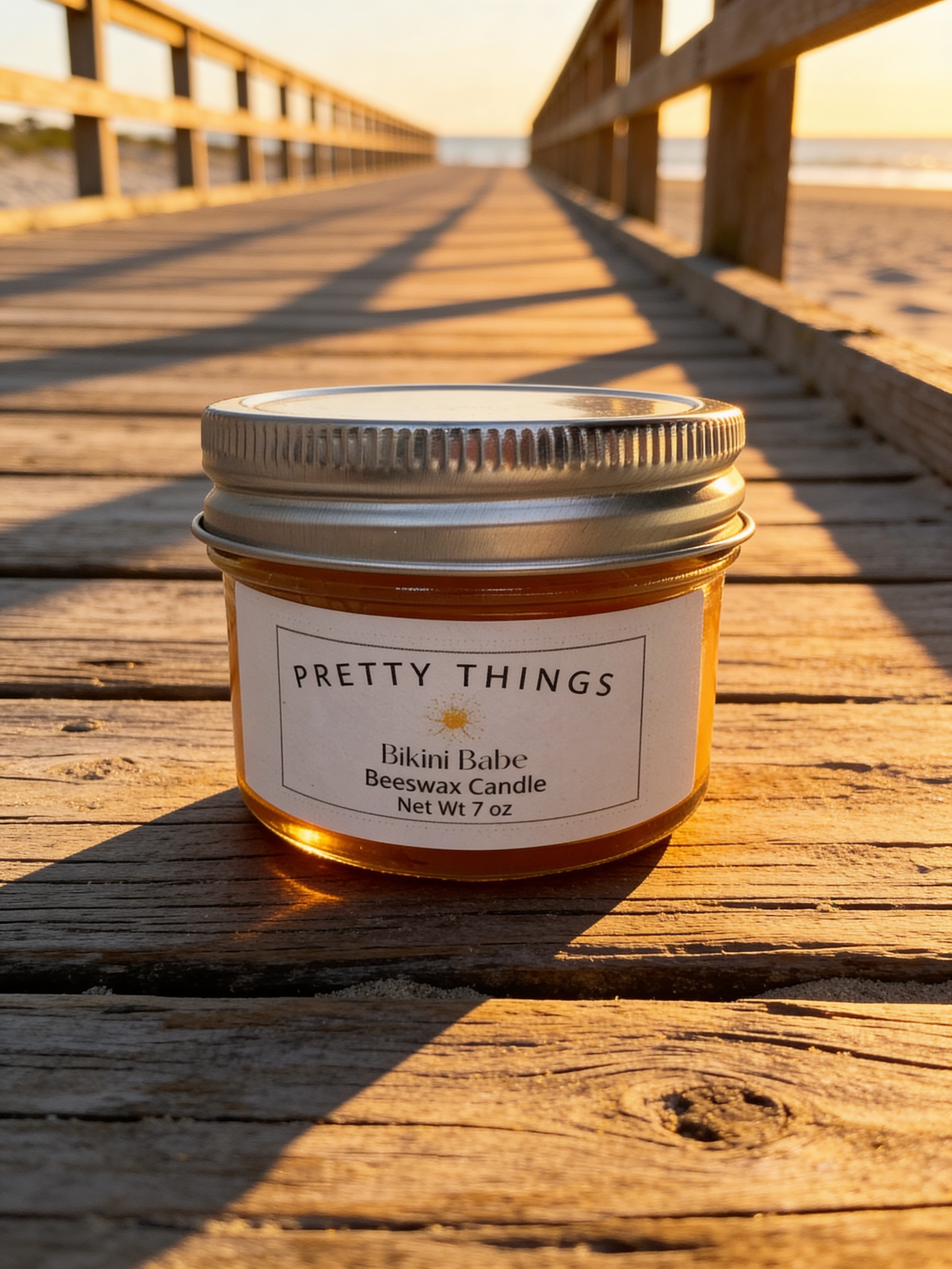 Bikini Babe Beeswax Candle
