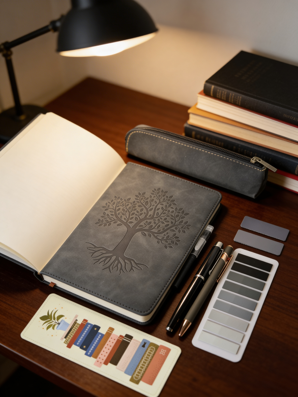Leather Tree of Life Hardcover Journal Set