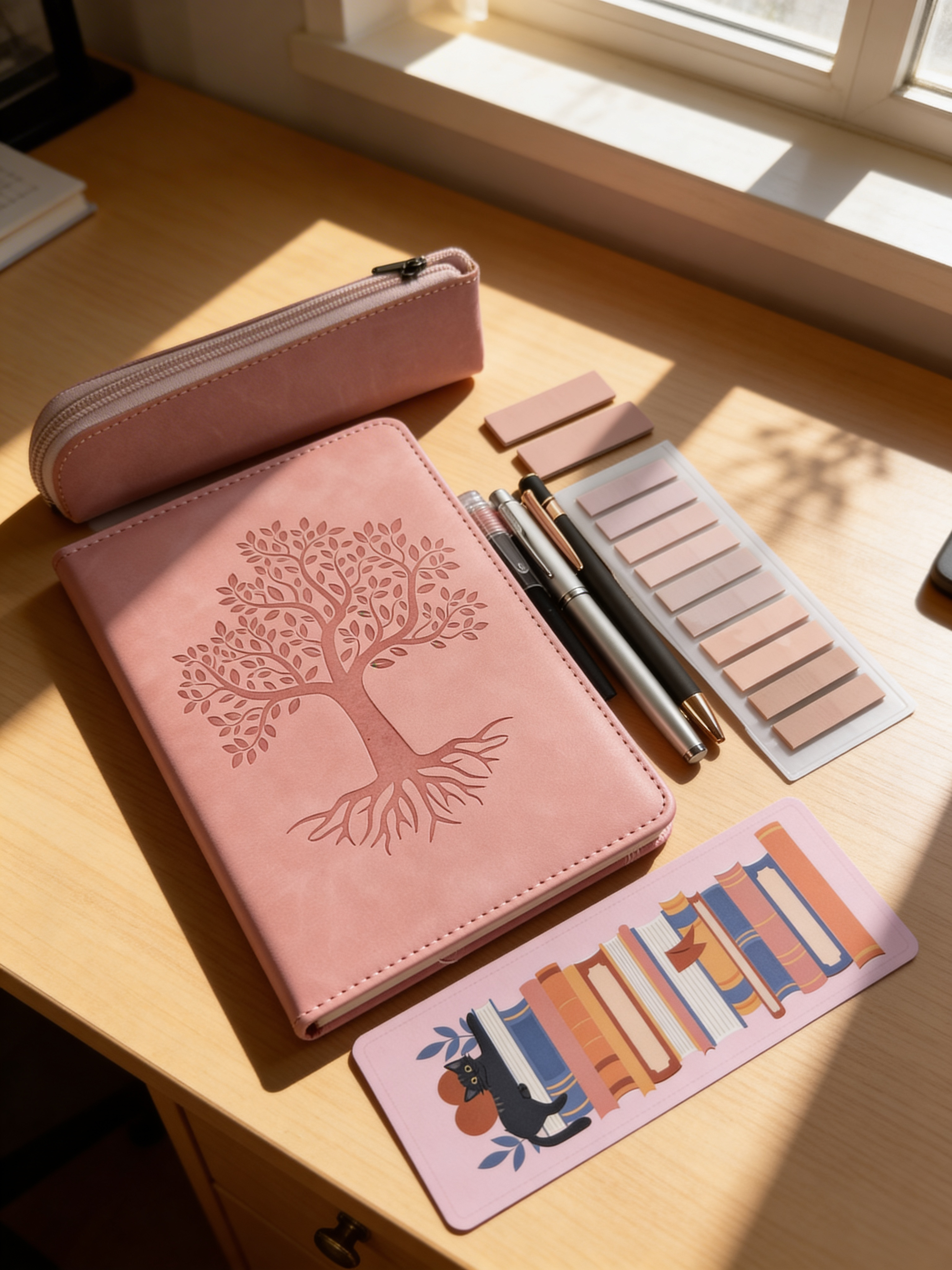 Leather Tree of Life Hardcover Journal Set