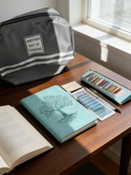 Leather Tree of Life Hardcover Journal Set