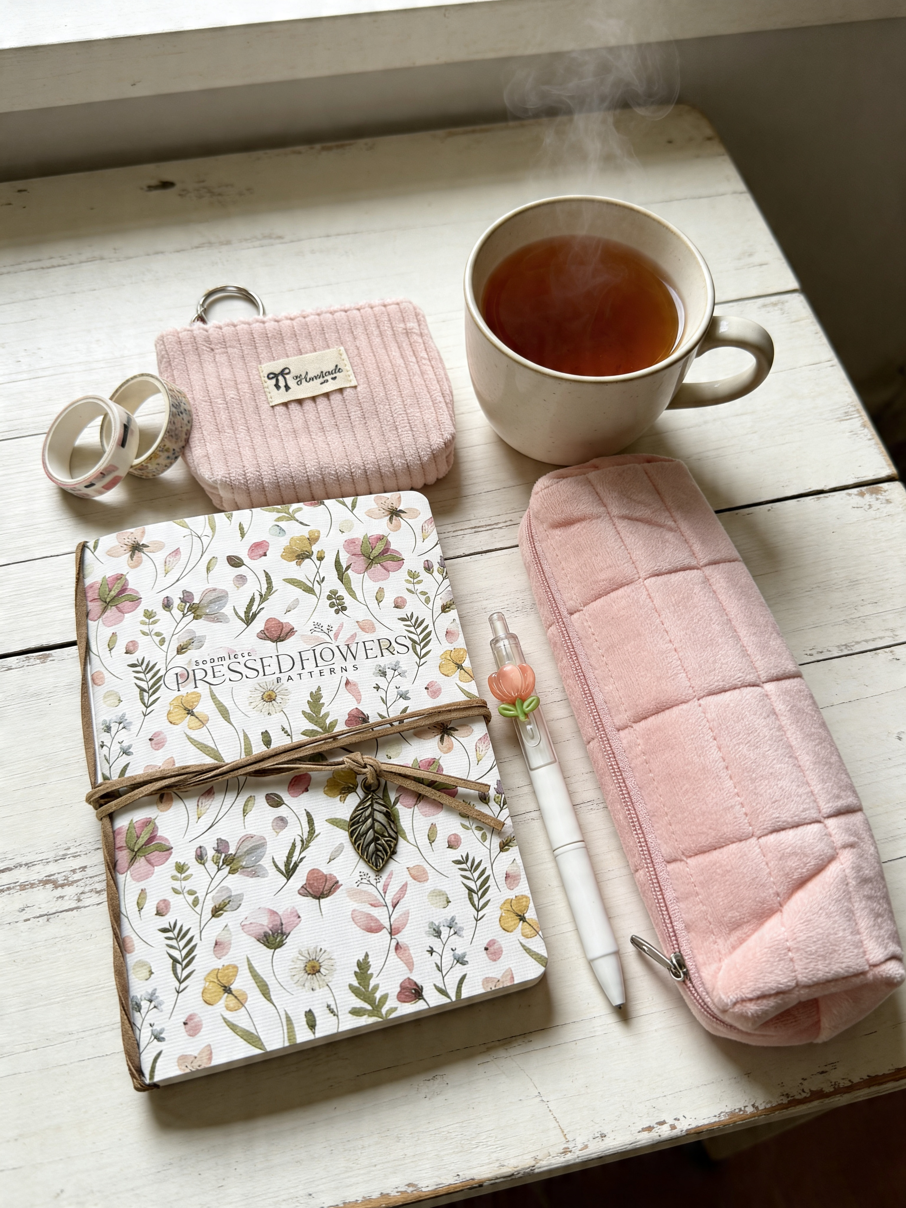A5 Floral Sketch Notebook Gift Set