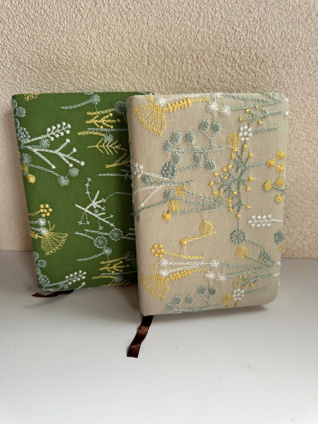 Vintage Floral Cloth Journal Set