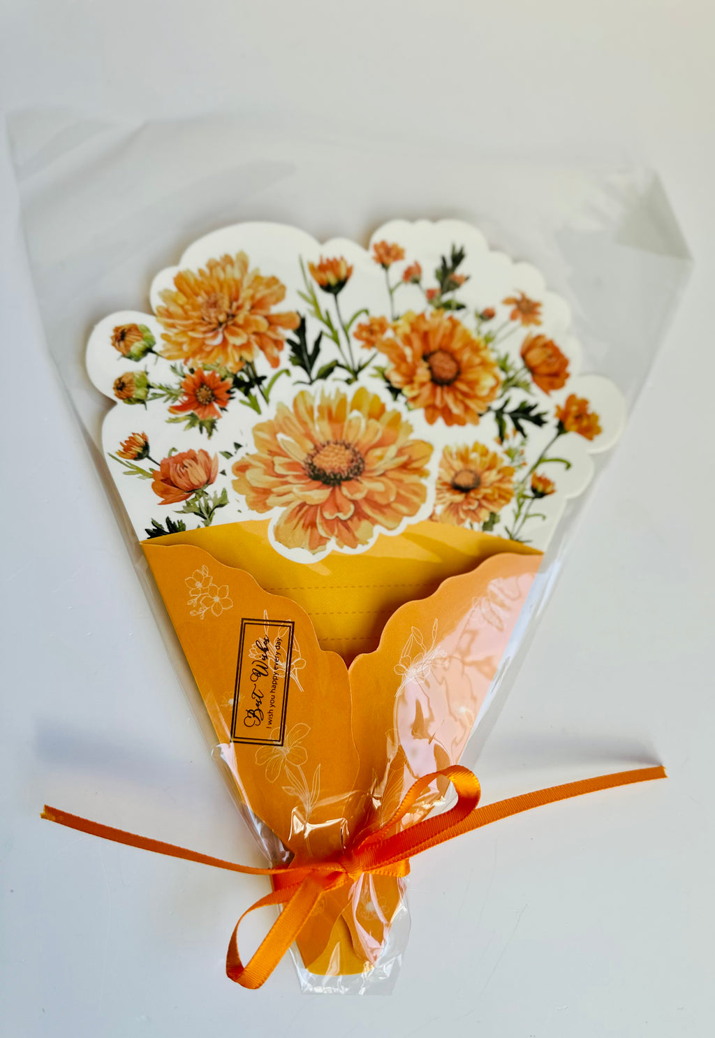 Tied Bouquet Card