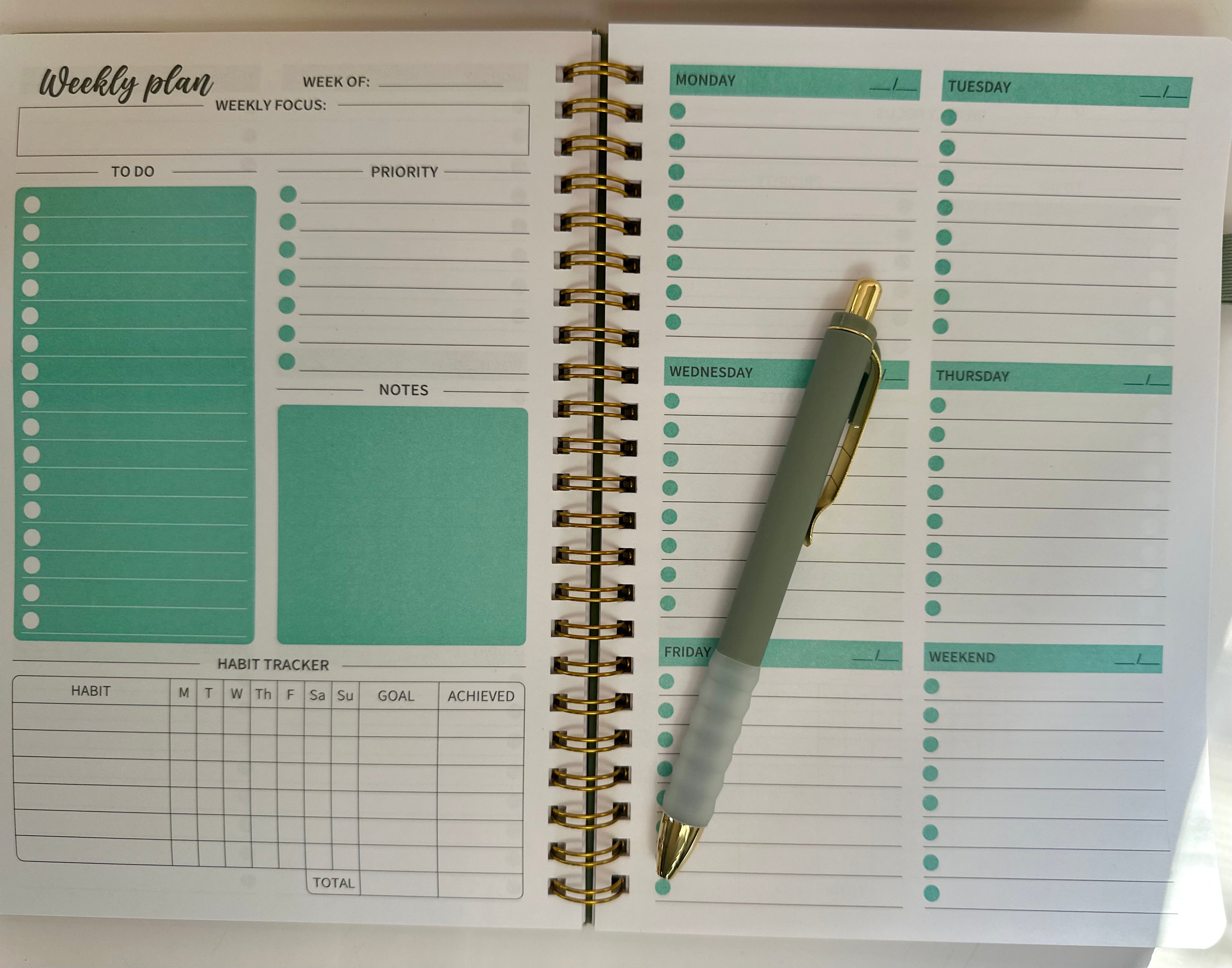 Weekly Planner Set