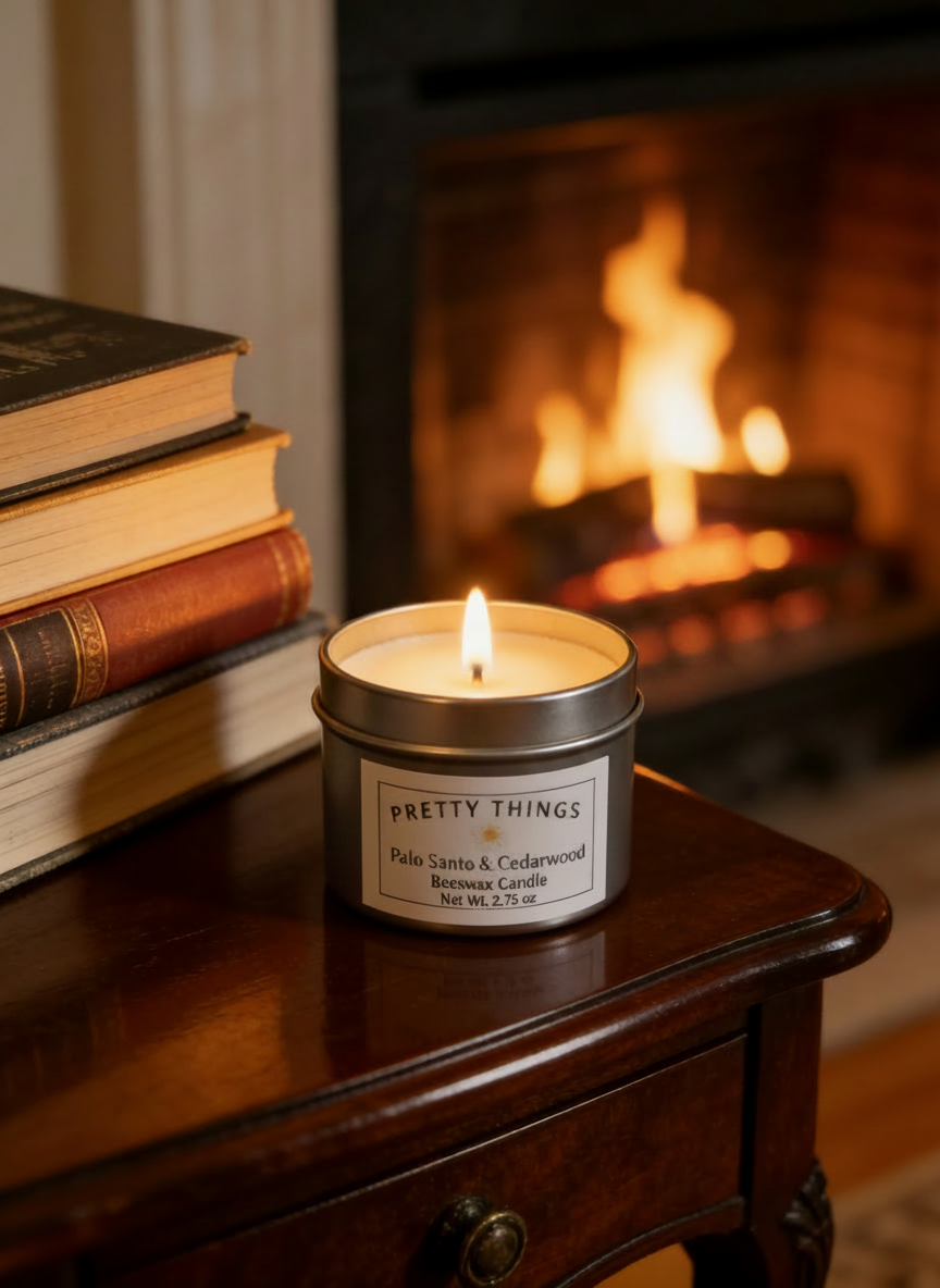 Palo Santo & Cedarwood Essential Oil Candle