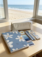 Blue Daisy Notebook Set