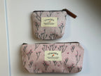 Vintage Floral Canvas Mini Purse & Pouch Set