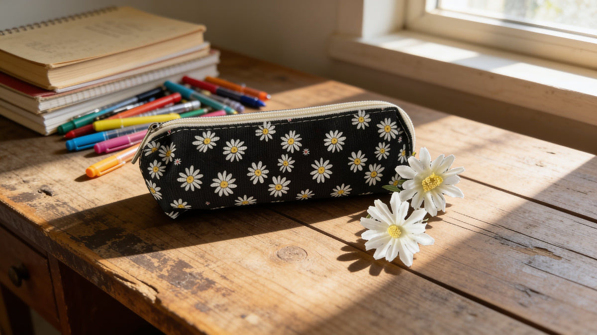 Daisy Pencil/Cosmetic Pouch