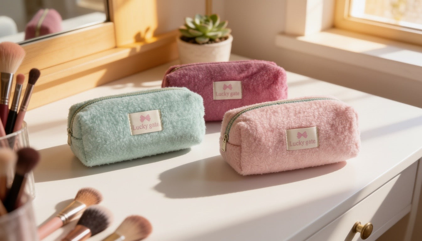 Plush Zippered Pouch