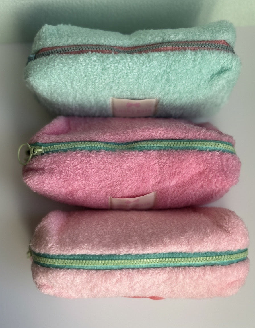 Plush Zippered Pouch