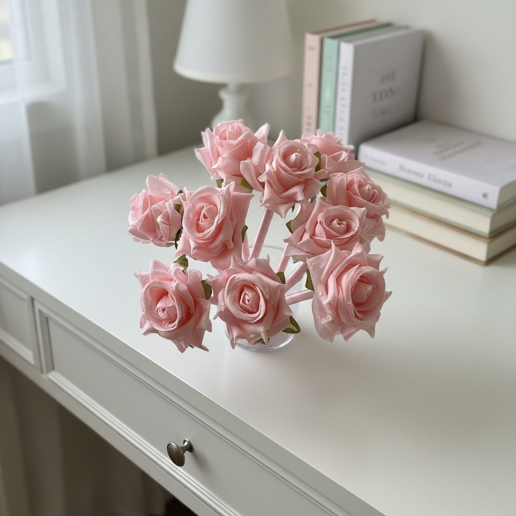 Silk Rose Decorative Pen