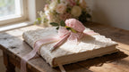 Large Silk Peony Pen with Pearl Bow