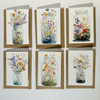 Mason Jar Blooms Note Card Set