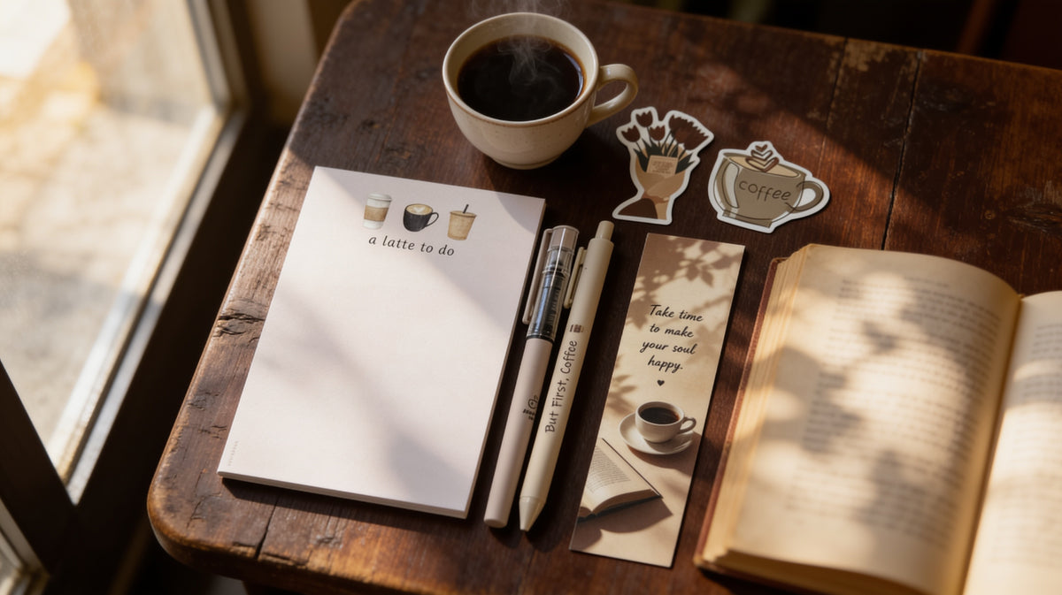 Latte To Do Notepad Set