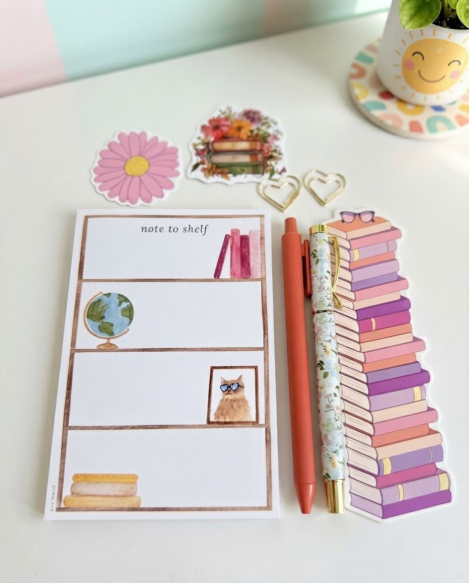 Note To Shelf Notepad Set