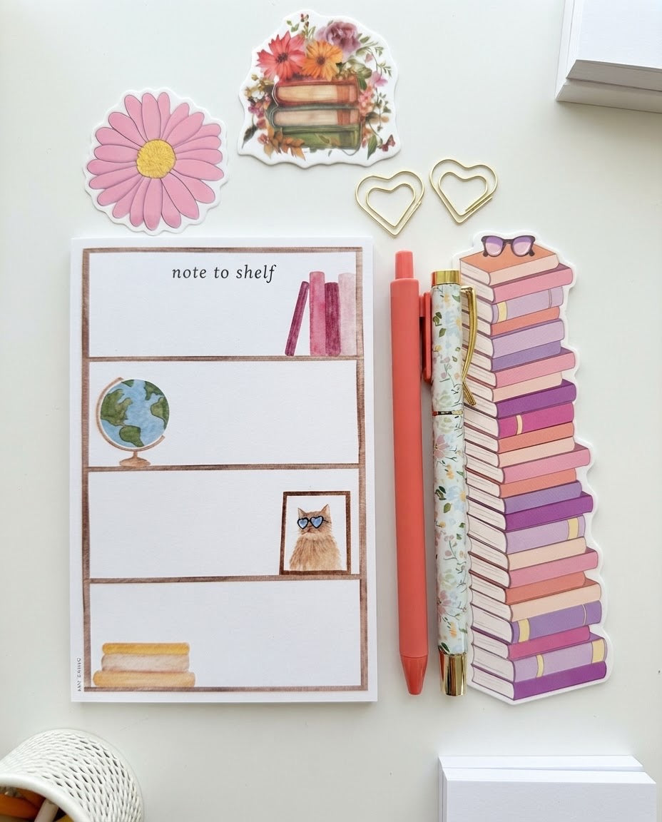 Note To Shelf Notepad Set