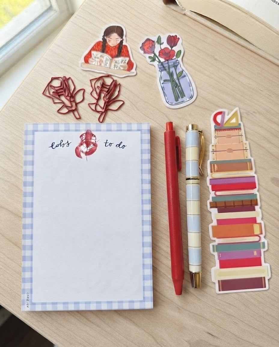 Lobs To Do Lobster Notepad Set